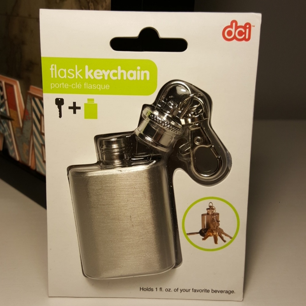 Flask Keychain Gift