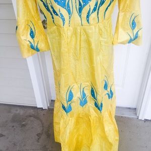 African Dress Bazin Chop Wax