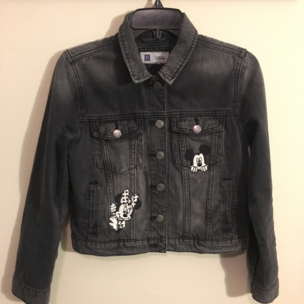 Gap Disney Mickey+Minnie Mouse Denim Jacket