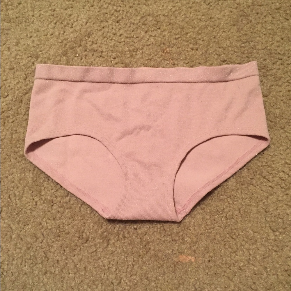 NWOT Metallic Pink Hiphugger Panty