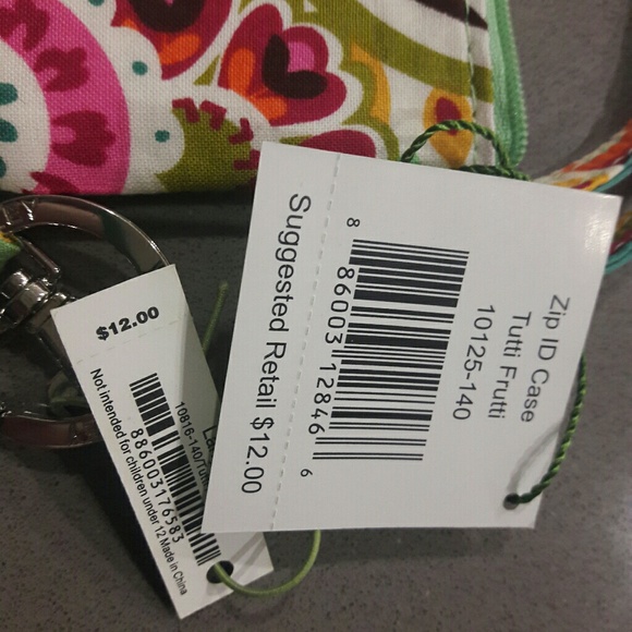 Vera Bradley Zip ID Case Lanyard Set NWT - Picture 3 of 4
