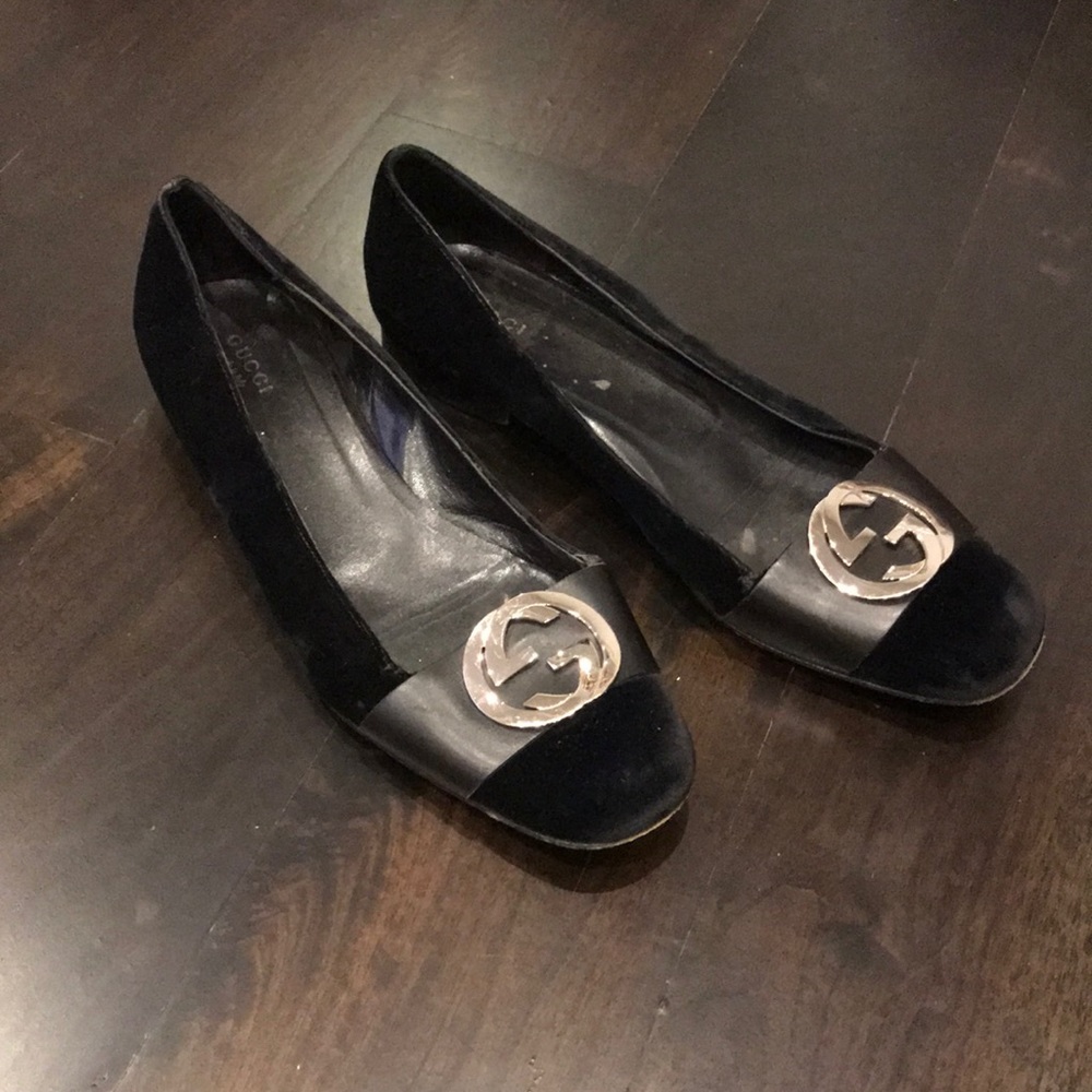 Gucci Velvet Flats Tom Ford Era