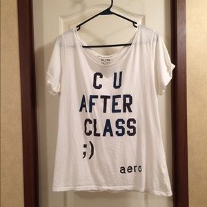Aeropostale "C U After Class ;)" Shirt