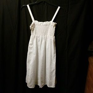 White eyelet dress