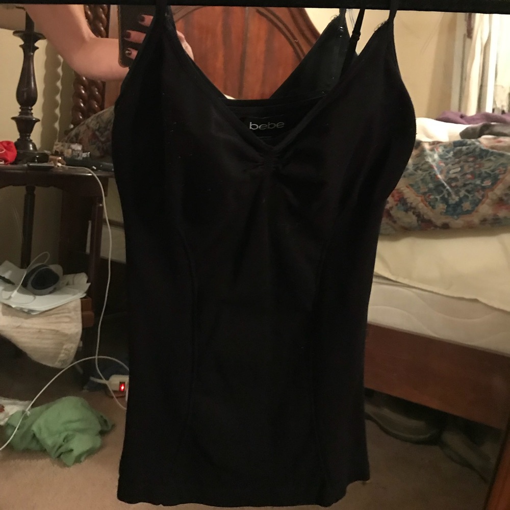 Bebe small bra bust enhances top