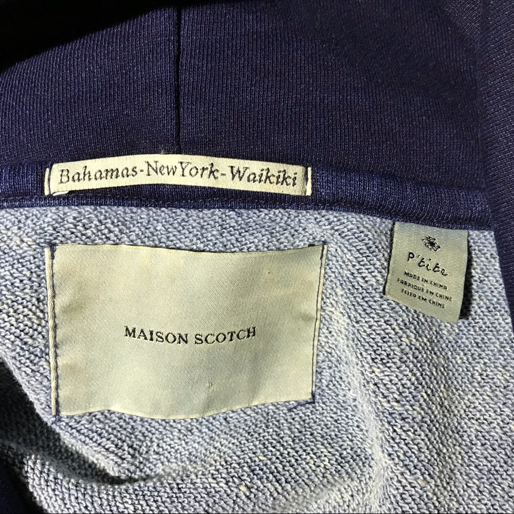 MAISON SCOTCH Navy Blue sweatshirt. - Picture 7 of 8