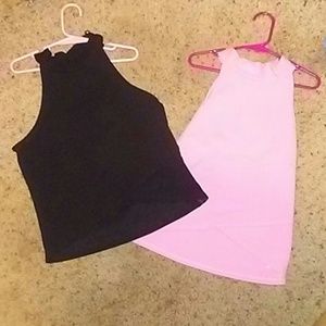 Two crop tops