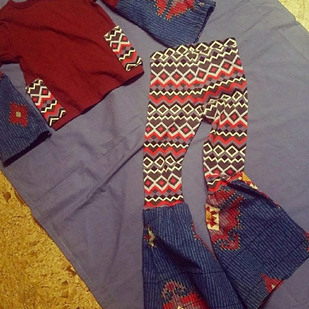 Handmade Navajo Tribe Tunic and bellbottoms