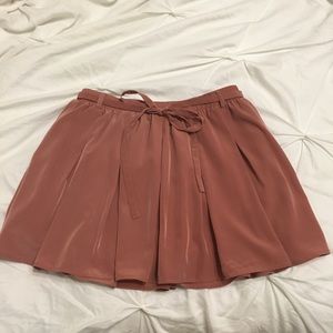 Mauve Skirt with built in Shorts