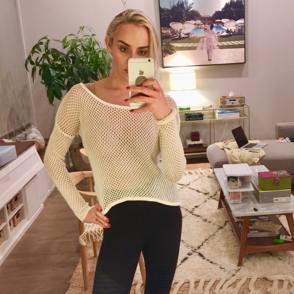 Oracle Fox for Billabong net knit sweater