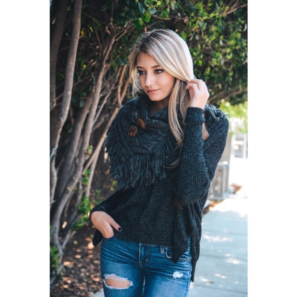 ✅RESTOCKED✅🆕CHARCOAL Scarves