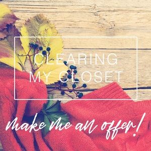 Time to clear out my closet!