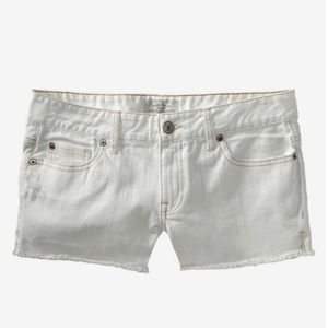White Jean short