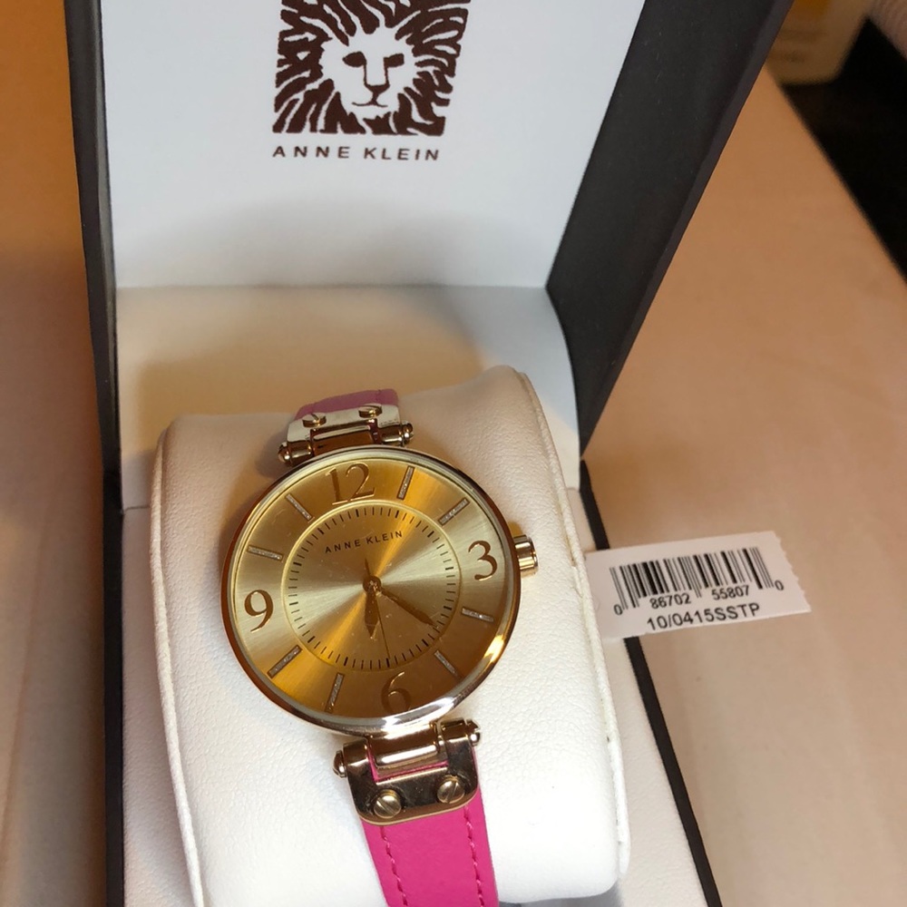 BRAND NEW ANN KLEIN WATCH HOT PINK