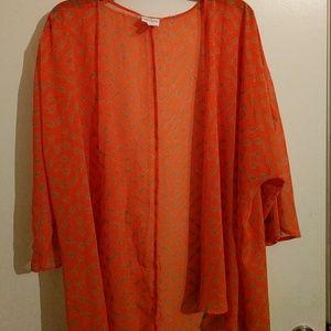 NWOT orange Lindsay with arrow print