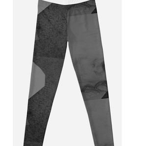 Abstract leggings from original art