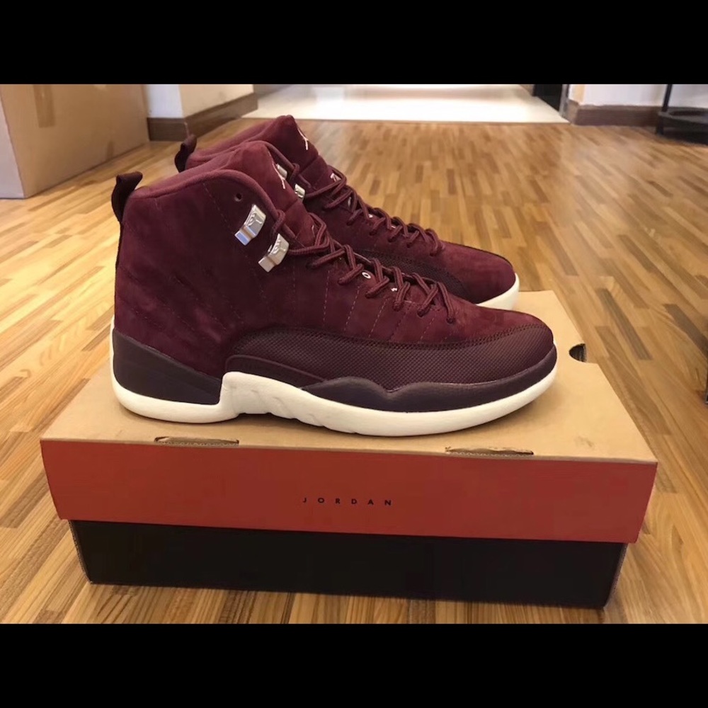 Jordan maroon 12’s