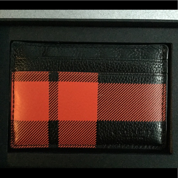 COACH PLAID CARD CASE & MONEY 💰 CLIP - Picture 3 of 9