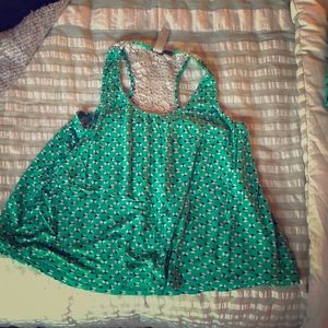 Mimi Chica- Lace Racerback- S