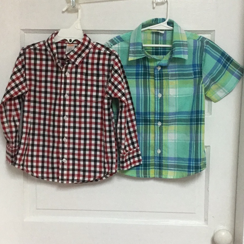 2 Button Shirts Gymboree and Crazy 8