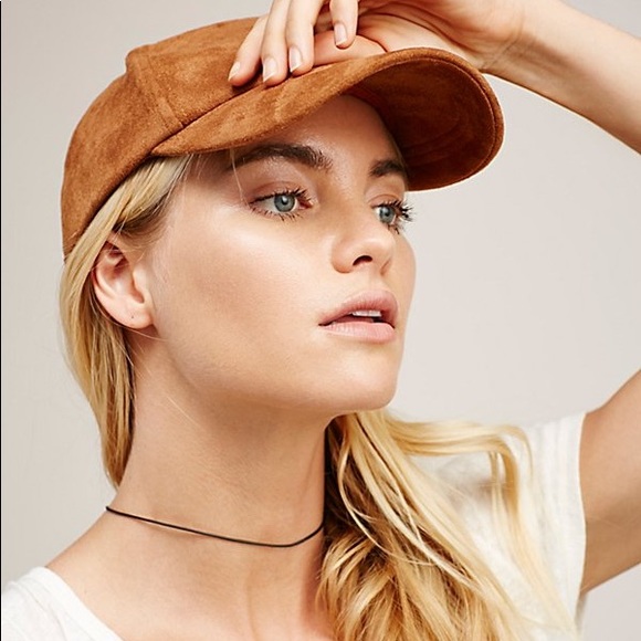 Free People Accessories - FreePeople Williamsburg Faux Suede Baseball Hat
