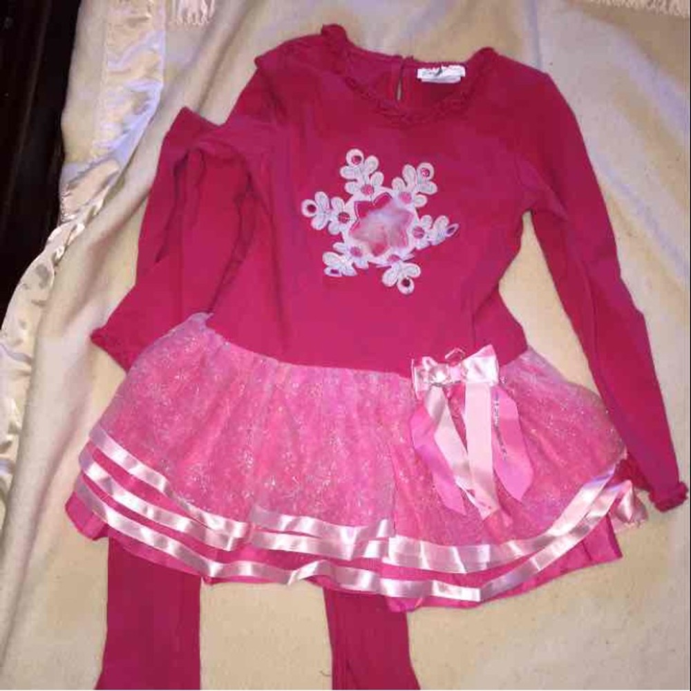 Girls snowflake outfit
