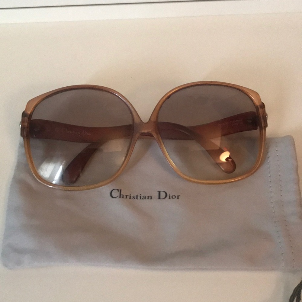 Christian Dior Vintage Oversized Sunglasses