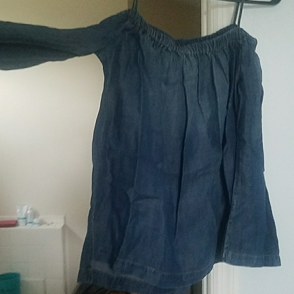 Chambray denim shirt