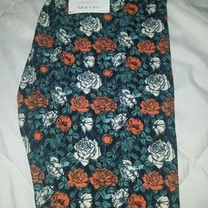 New TC Lularoe Rose leggings