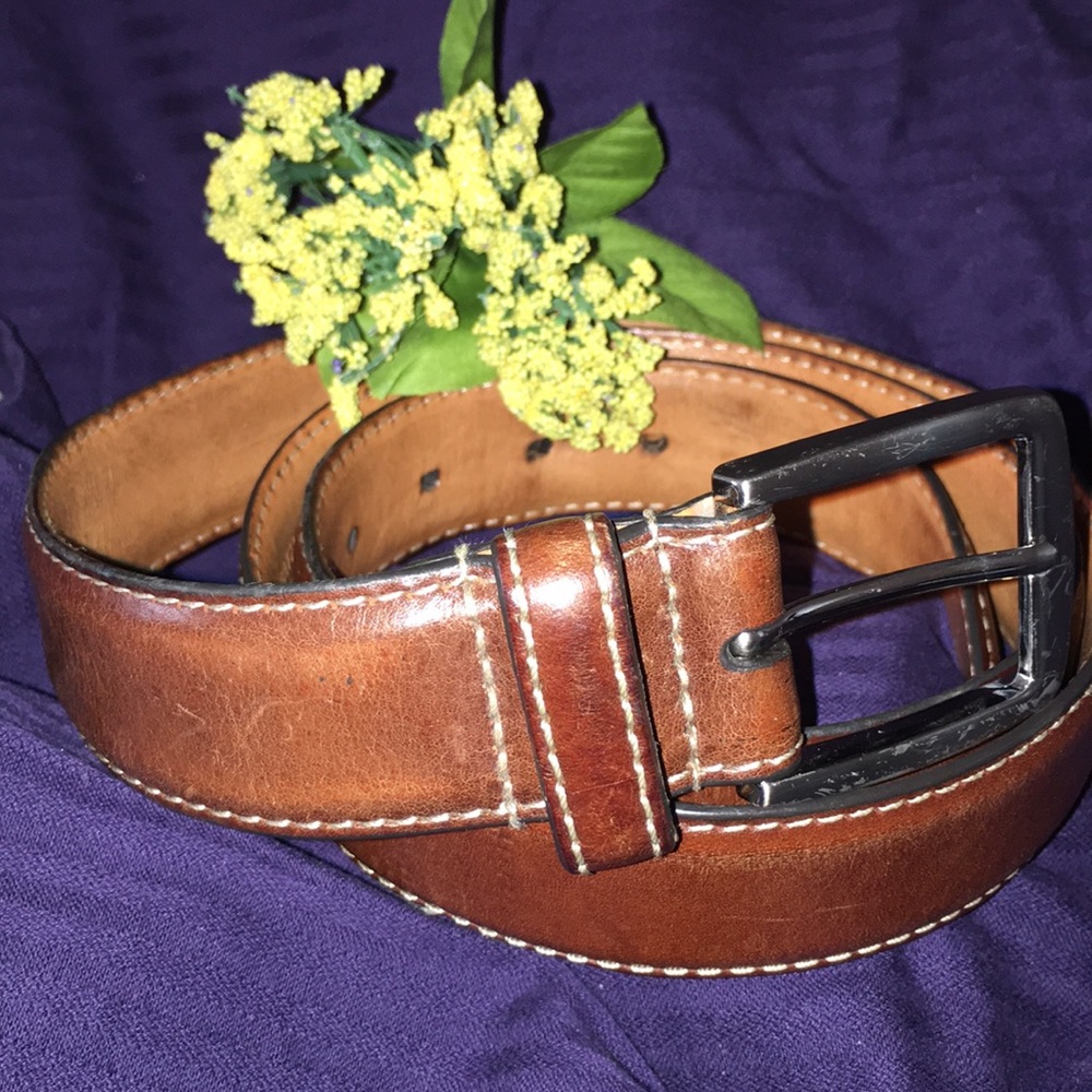 Kirkland Brown Leather Belt