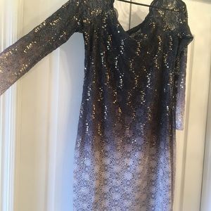 Ombré cocktail dress sz 16