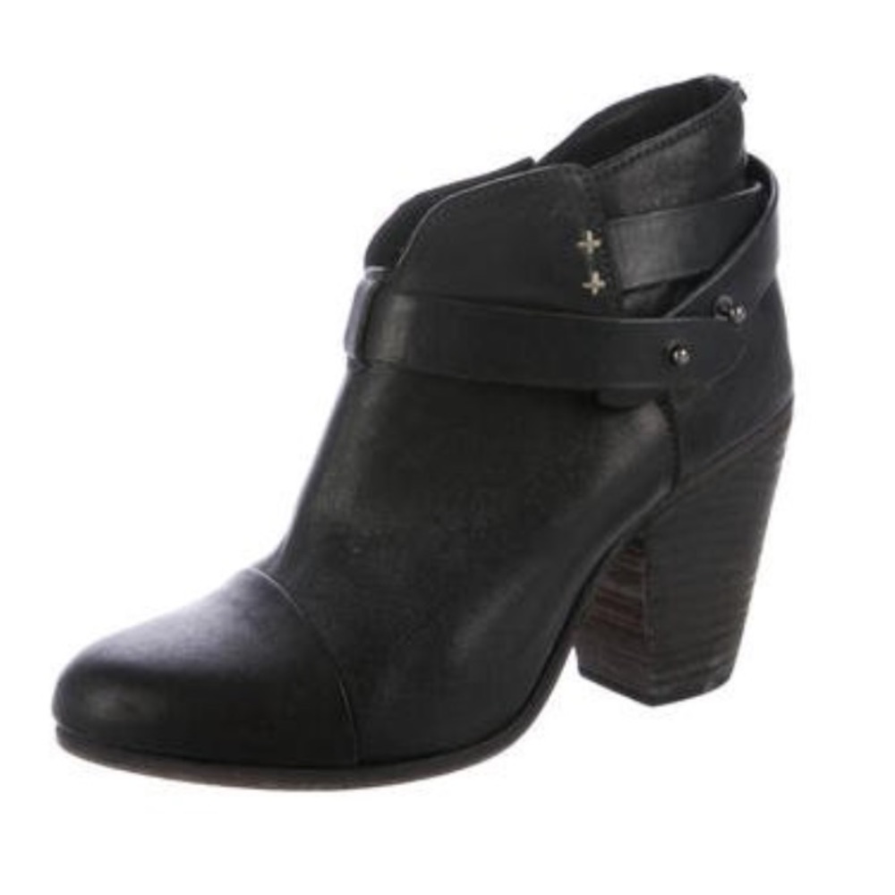Rag & Bone black harrow boot