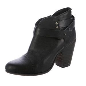 Rag & Bone black harrow boot