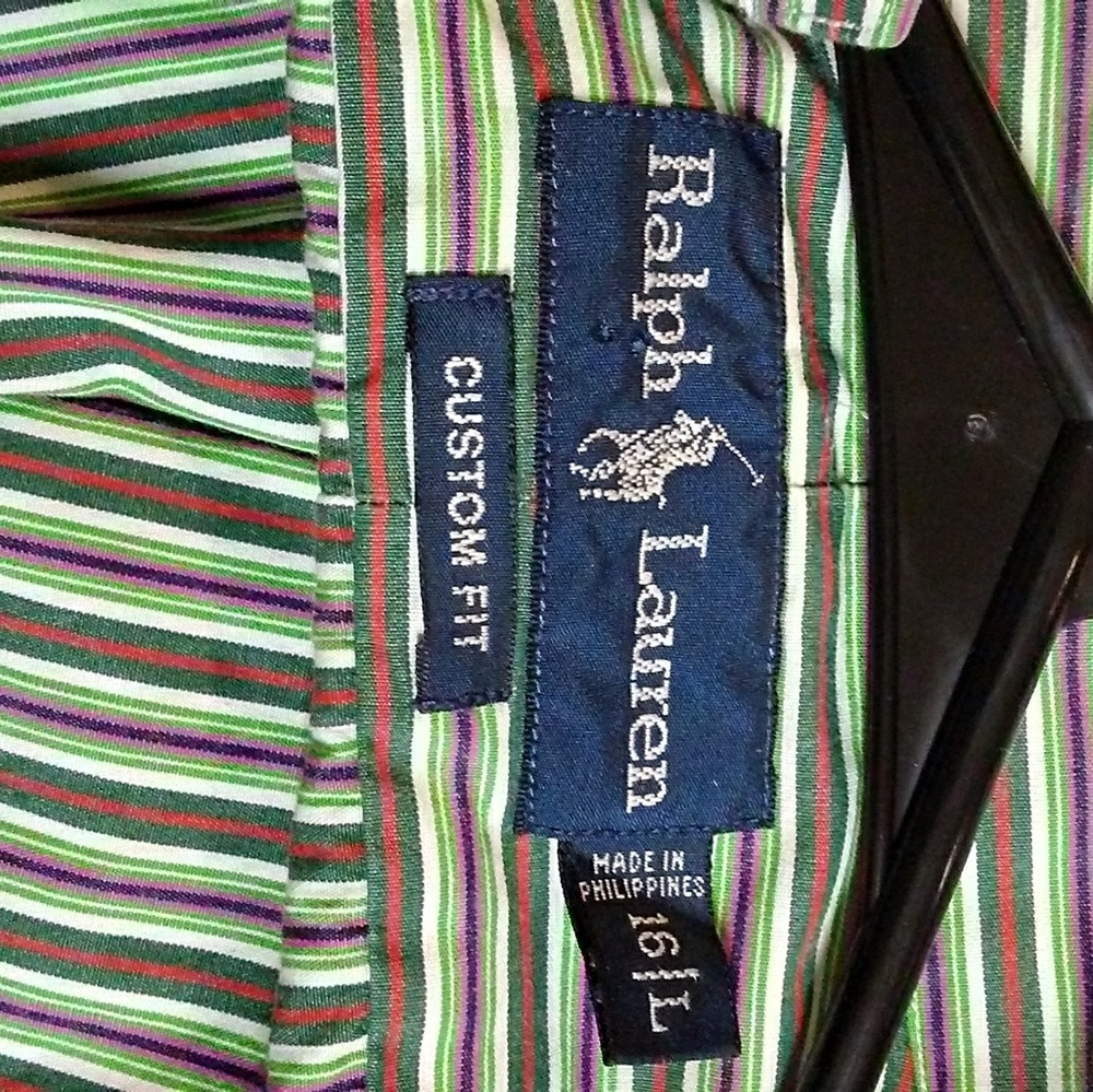 Polo by Ralph Lauren button down shirt 16 L - Picture 3 of 5