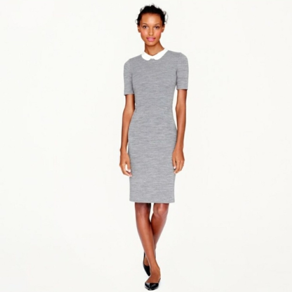 Adorable, well made J. Crew Wool Dress with Collar