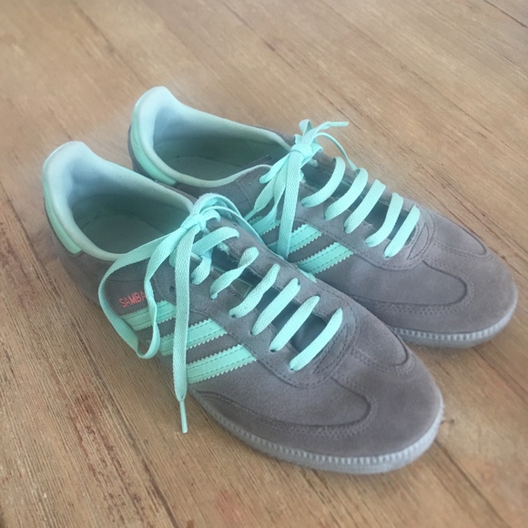 adidas samba mint green