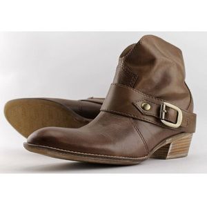 Franco Sarto Leather "Villain" Bootie