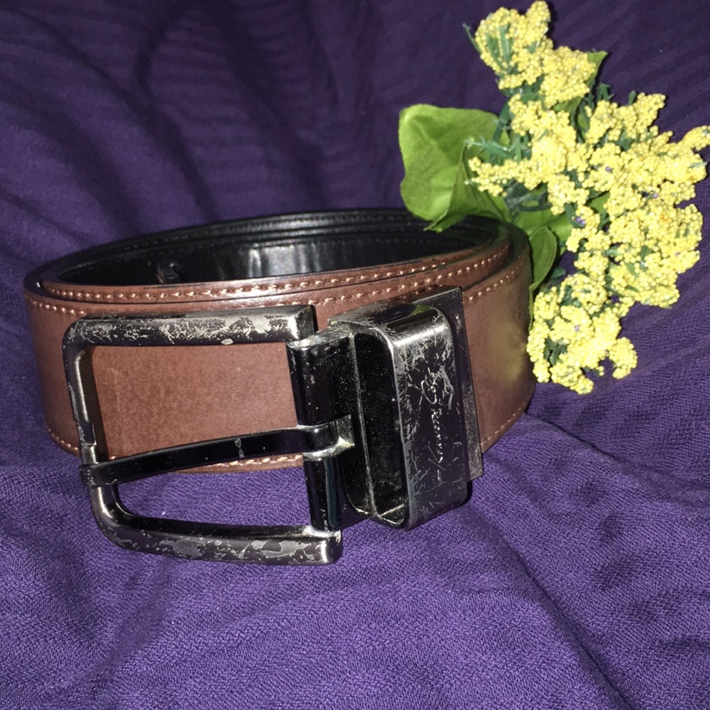 Kenneth Cole Reversible Black Brown Belt