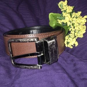 Kenneth Cole Reversible Black Brown Belt