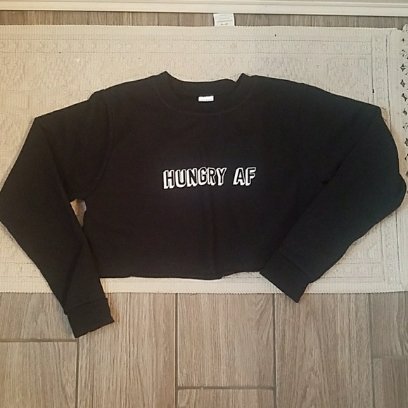 Hungry AF crop hoodie - Picture 1 of 1