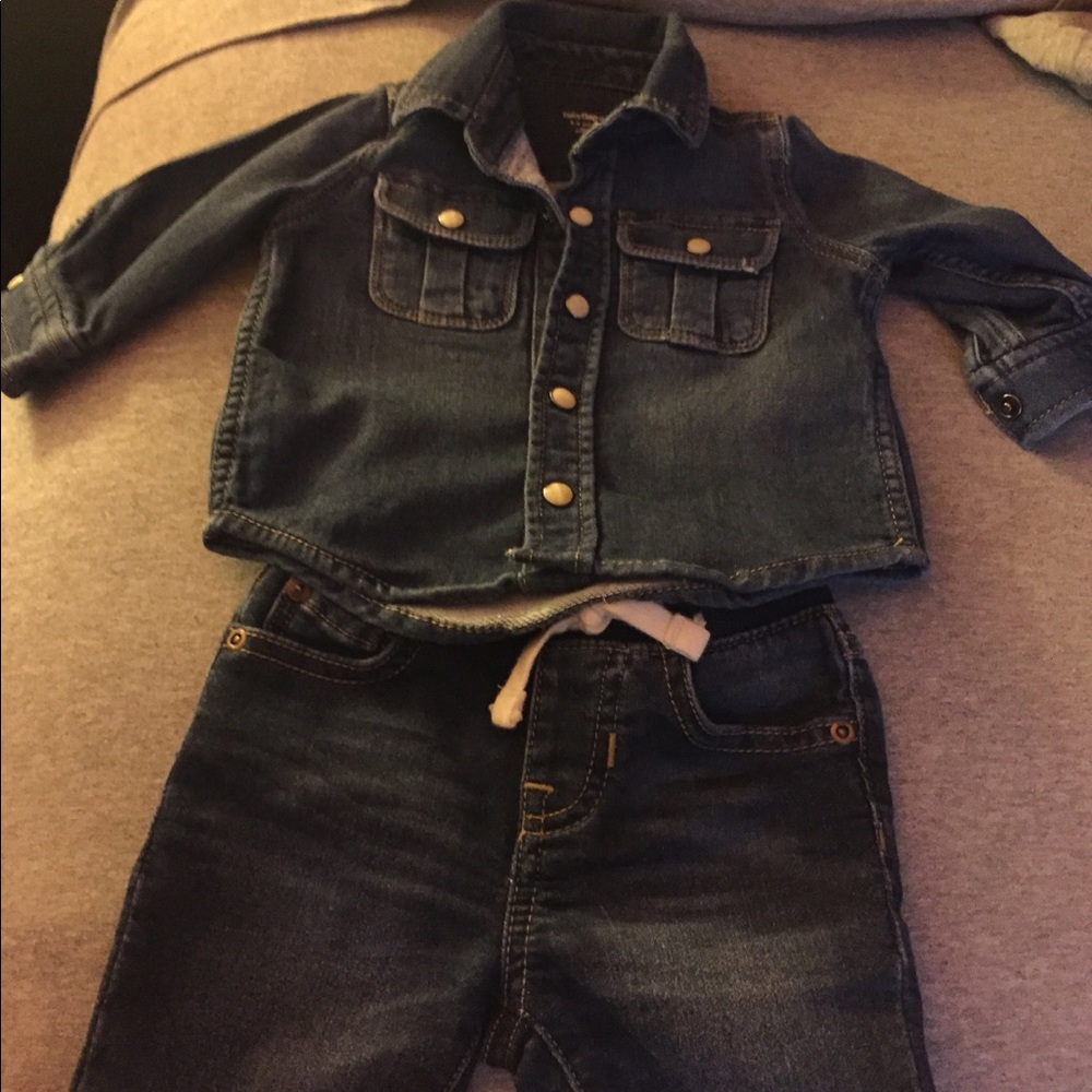 Gap jean outfit