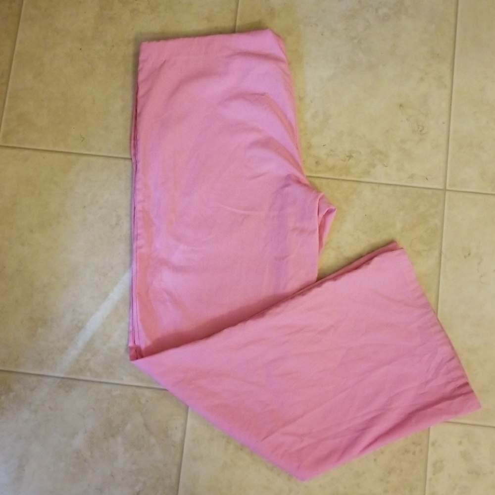 Pink UA scrubs pants