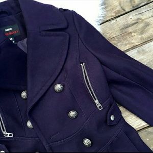 Deep Purple Miss Sixty Military Style Jacket M