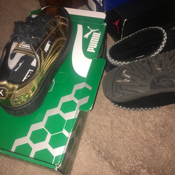 Puma Metallic gold Creepers/ Platforms - Picture 2 of 4