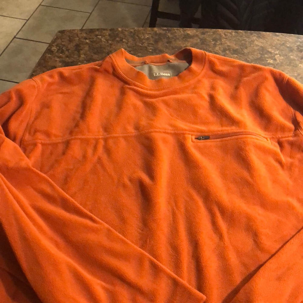 LL Bean fleece sweatshirt