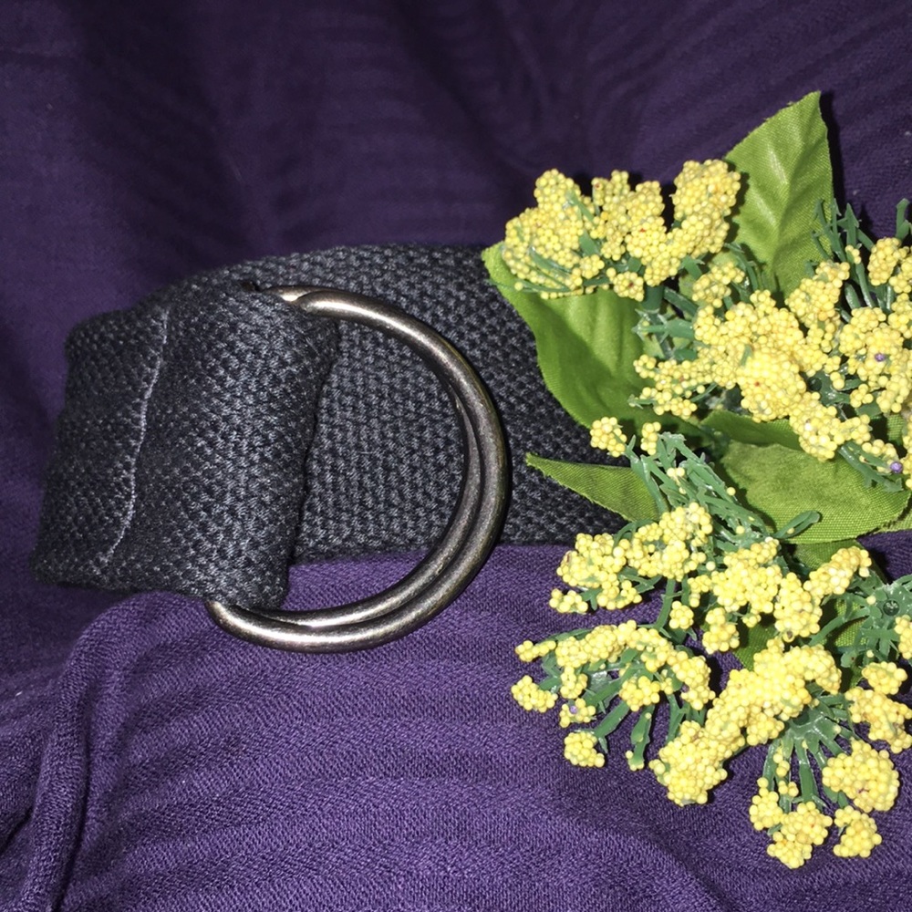Black Canvas Belt