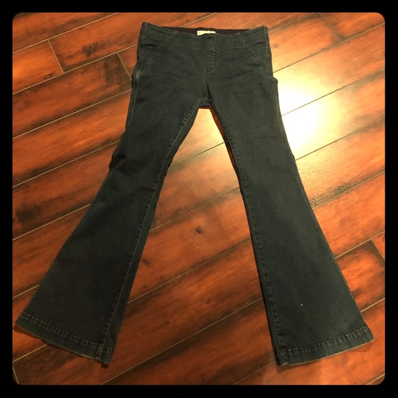 Free People Denim - Free people pull on flares