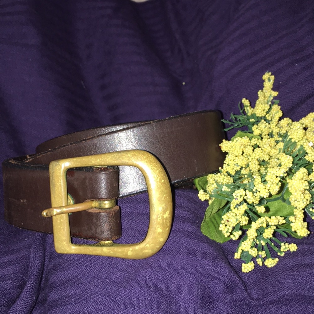 Brown Leather Belt