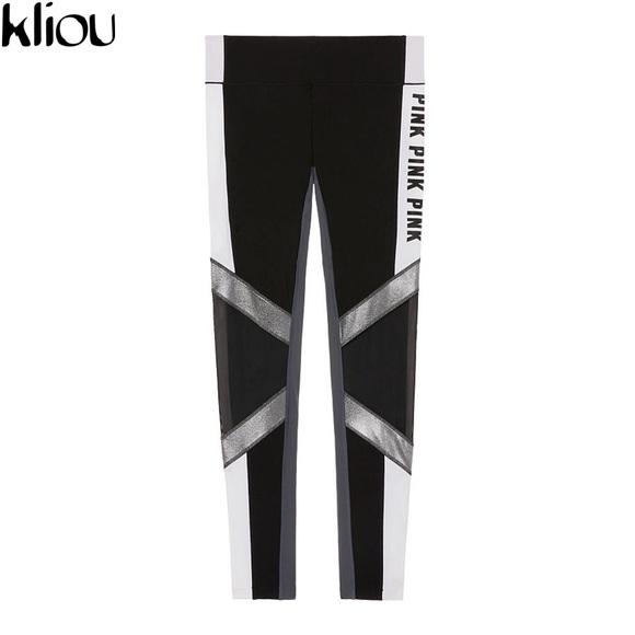 Victoria’s Secret PINK Mesh Leggings Woman’s pants - Picture 6 of 6