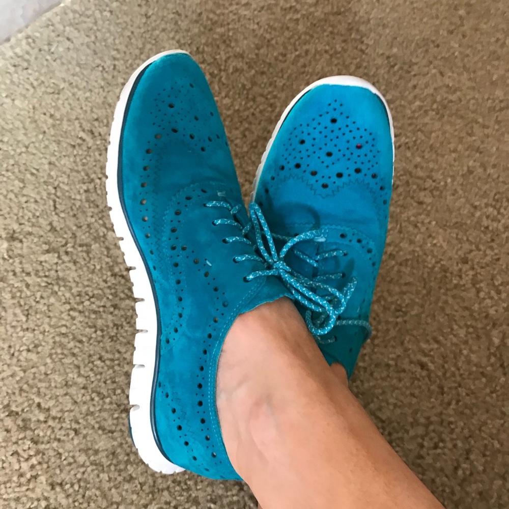 Cole Hahn suede wingtip women’s shoes